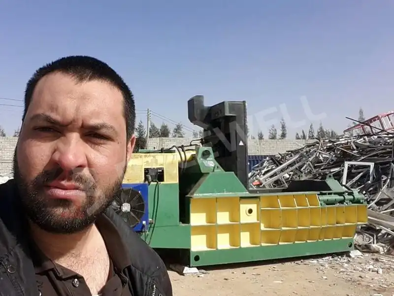 New Installation of MBF-250 Steel Baler in Libya