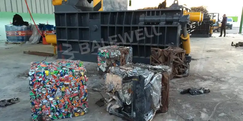 metal bale after metal baler in Tunisia