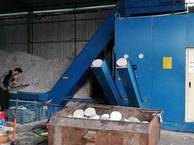 Aluminum chips briquetter press machine in Russia