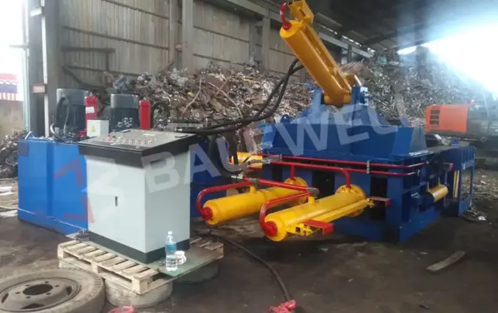 BALEWELL MBT-250 Iron Baler installed in Malaysia