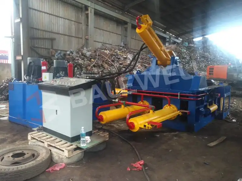 BALEWELL MBT-250 Iron Baler installed in Malaysia
