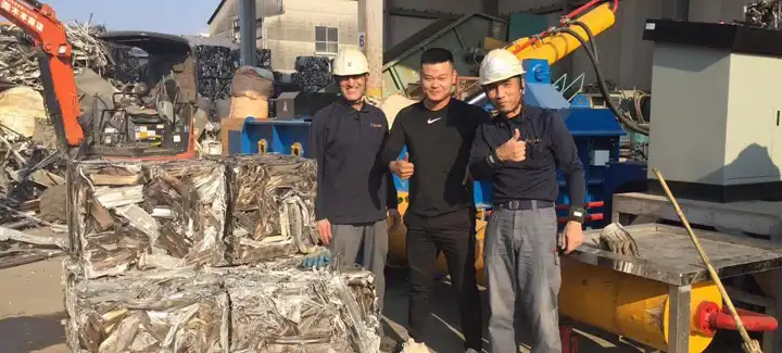 scrap metal compactor for steel and iron from China