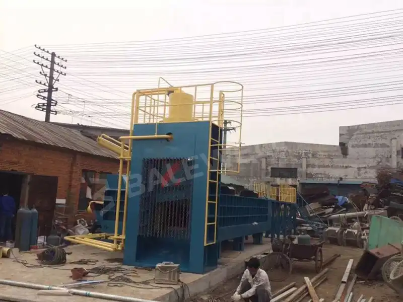 Horizontal Hydraulic Press Cutter Baler Shear