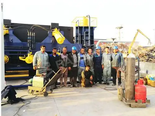 Uzbekistan shear logger baler for scrap metal