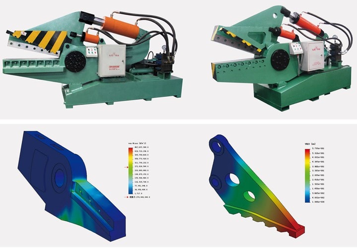 alligator shearing machine technical