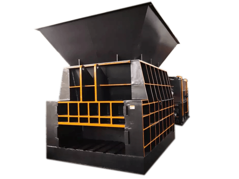 hydraulic container shear for scrap metal