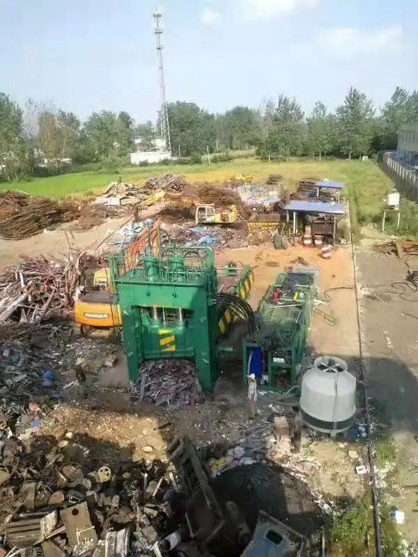 scrap metal gantry shear machine installation