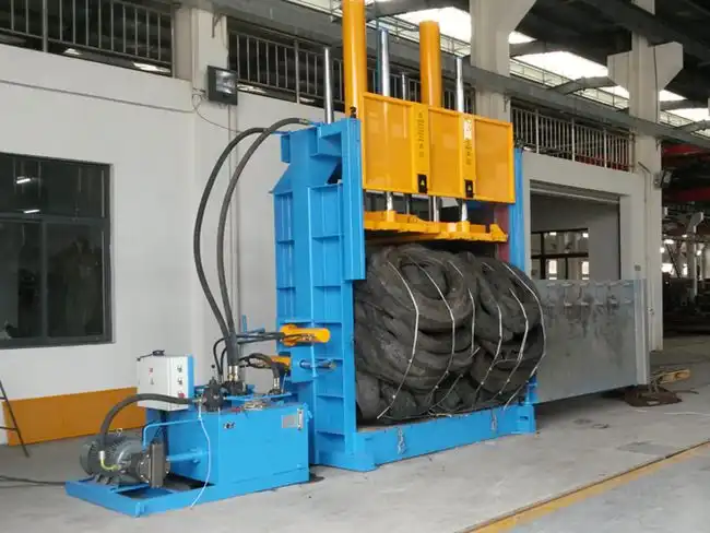 China tire baler balewell recycling equipment China tire baler balewell recycling equipment