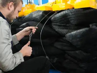 China tire baler good price China tire baler good price