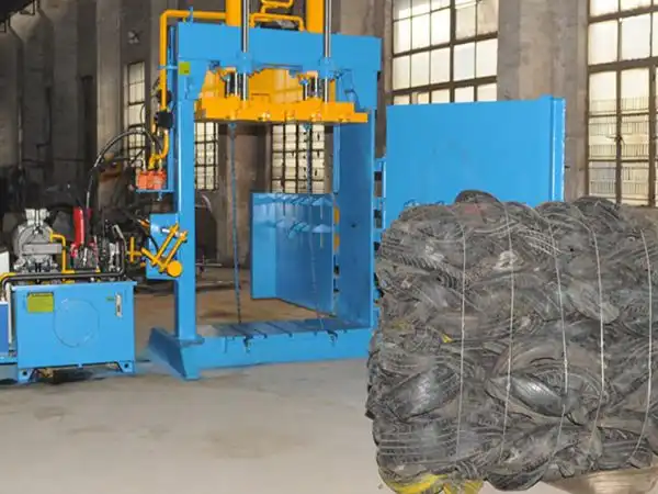tyre baler bale Tyre Baling Machine for Sale