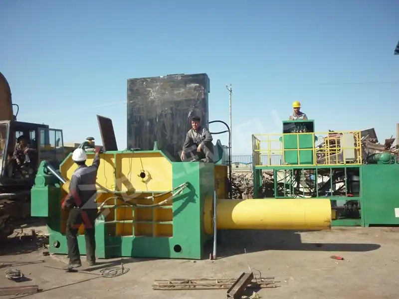 China Metal Baler installation in Iran