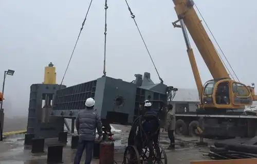 install a baler onsite