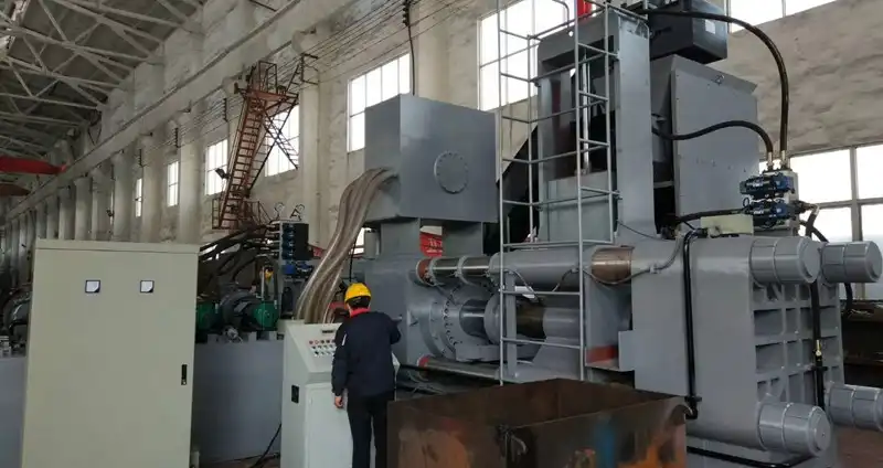 Balewell horizontal metal briquetting press machine from China