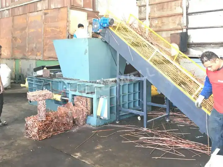 China manufacturer aluminum chips baler for sale steel chips baler for sale