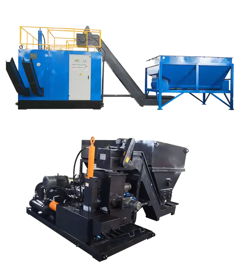 automatic aluminum chips briquetter machine
