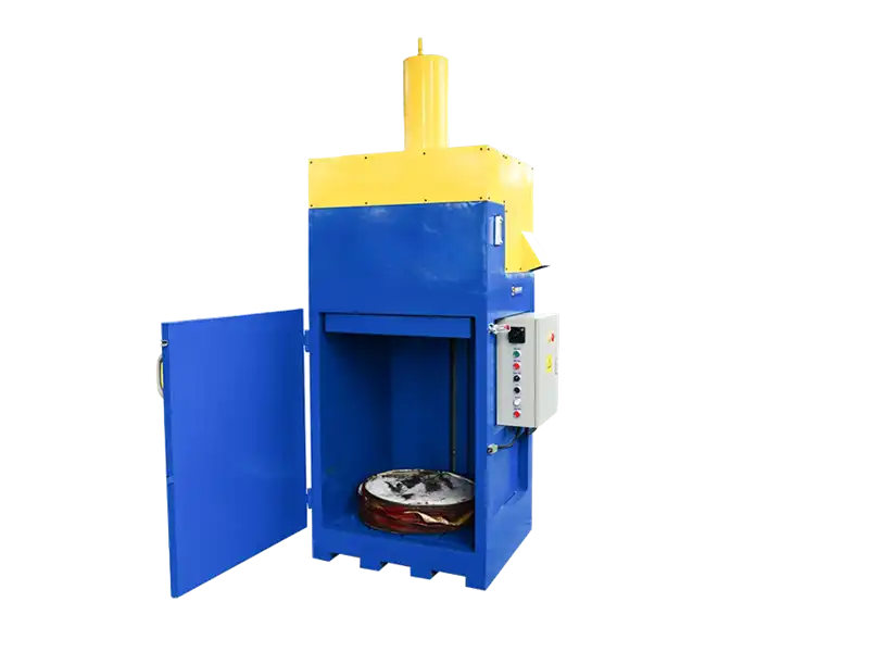 Hot sale metal drum crusher baler