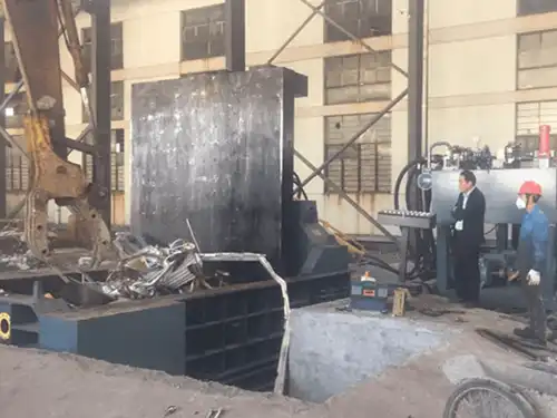 iron compactor for scrap iron