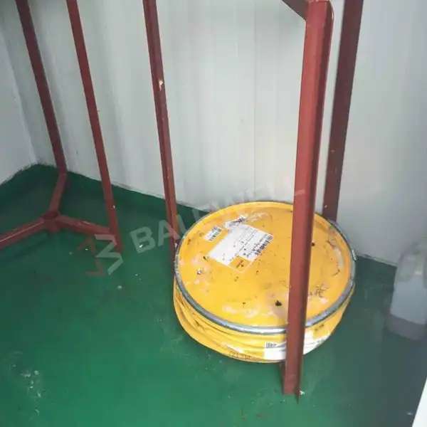 metal barrel after compactor